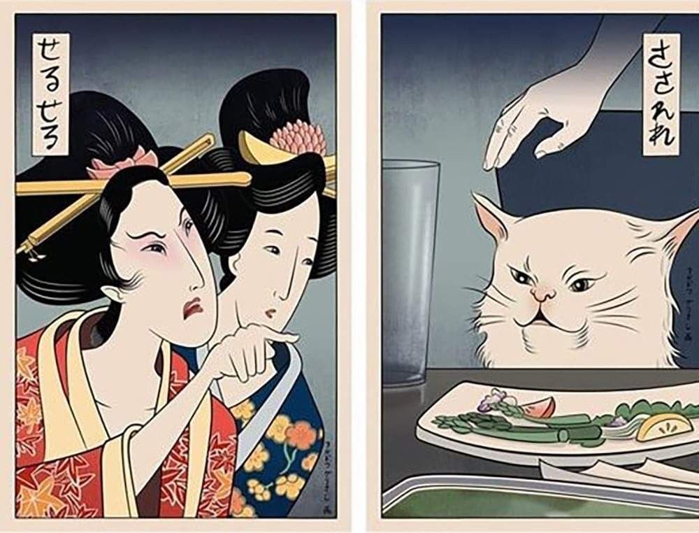 japanese-women-blame-a-cat